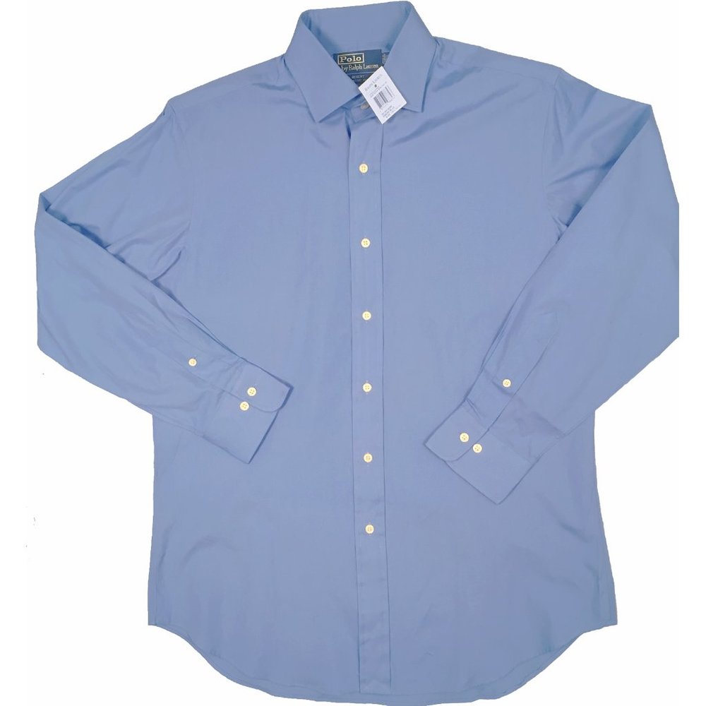 NEW Polo Ralph Lauren Regent Style Dress Shirt! 16 32 33 Blue Classic Fit